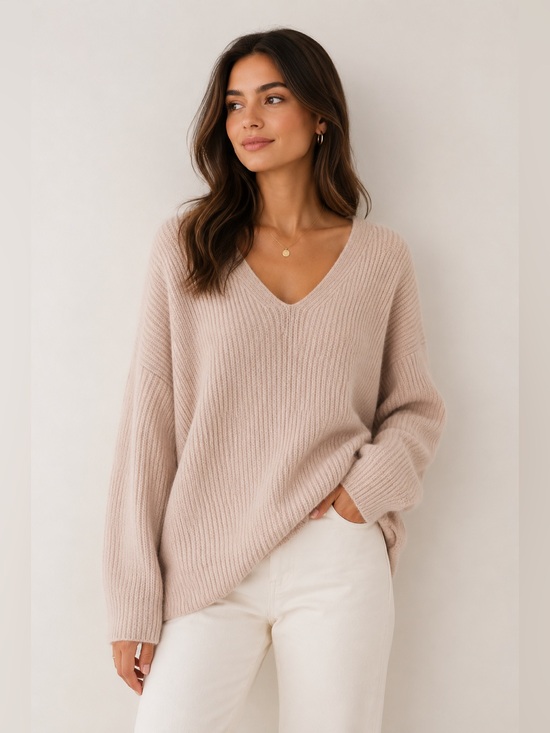 H&M Sweaters - 💯 cashmere V neck sweater